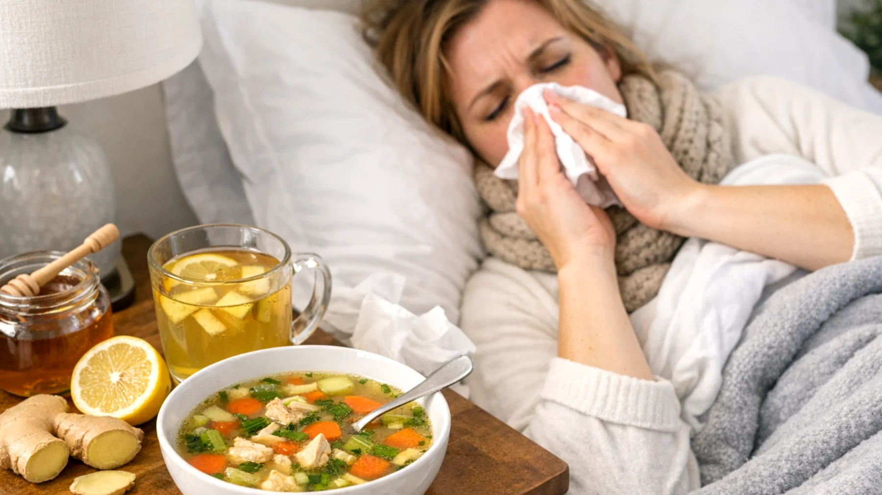 Objawy grypy: dlaczego zdrowe jedzenie pomaga schudnąć"